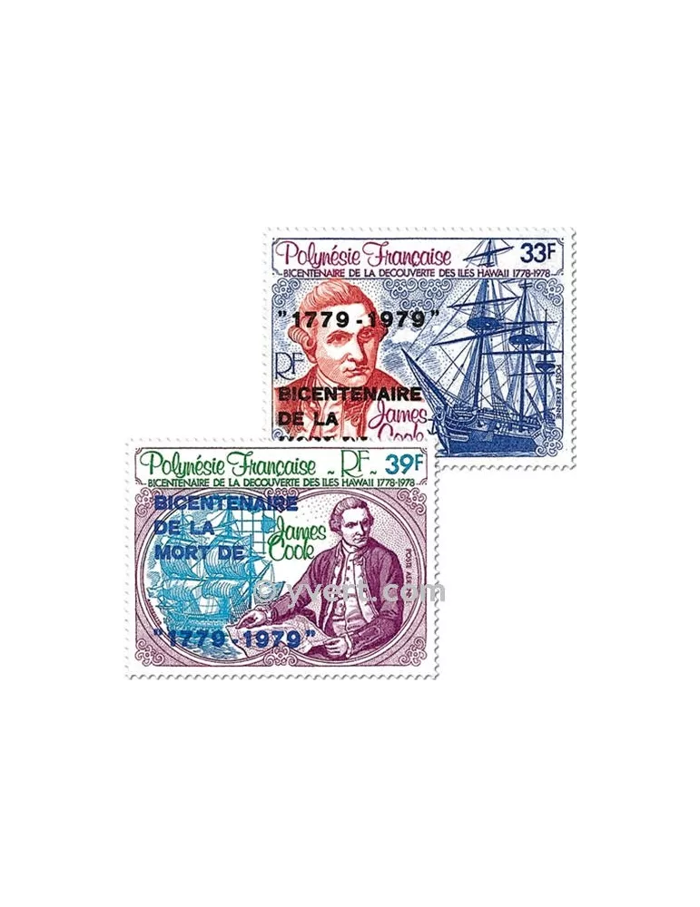 n° 142/143 -  Timbre Polynésie Poste aérienne