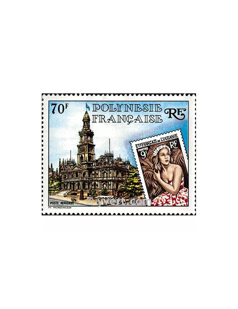 n° 155 -  Timbre Polynésie Poste aérienne