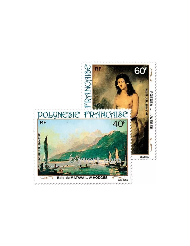 n° 163/166 -  Timbre Polynésie Poste aérienne