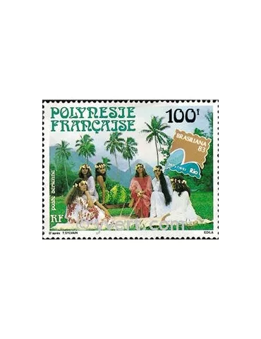n° 176 -  Timbre Polynésie Poste aérienne