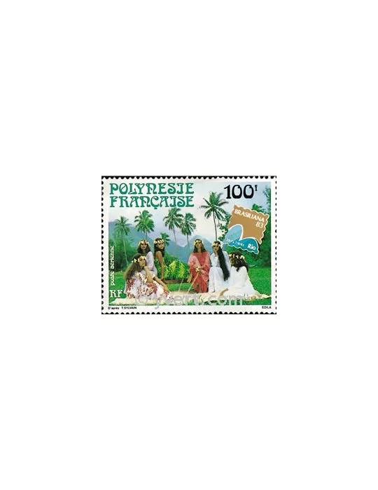 n° 176 -  Timbre Polynésie Poste aérienne