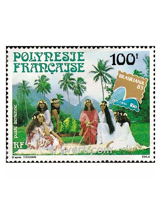 n° 176 -  Timbre Polynésie Poste aérienne