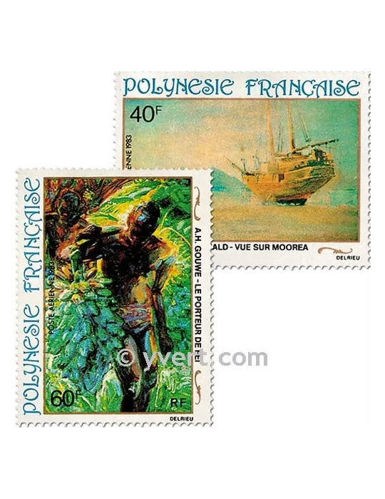 n° 178/181 -  Timbre Polynésie Poste aérienne