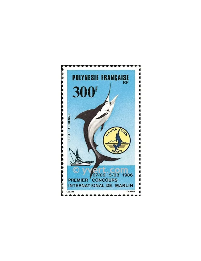 n° 190 -  Timbre Polynésie Poste aérienne