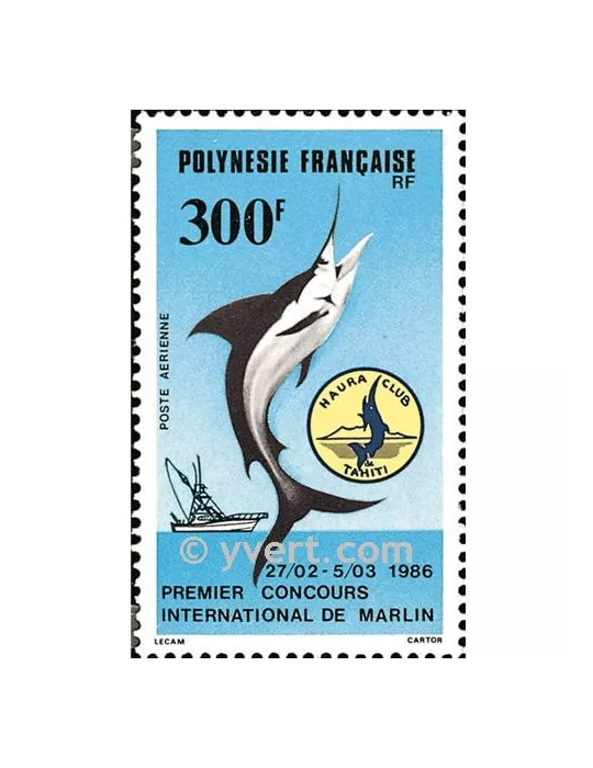n° 190 -  Timbre Polynésie Poste aérienne