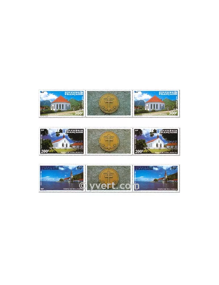 n° 193A/195A -  Timbre Polynésie Poste aérienne