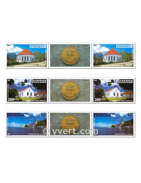 n° 193A/195A -  Timbre Polynésie Poste aérienne