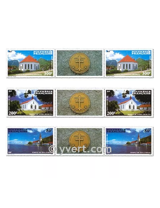 n° 193A/195A -  Timbre Polynésie Poste aérienne