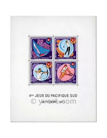 n° 2 -  Timbre Polynésie Bloc et feuillets 2