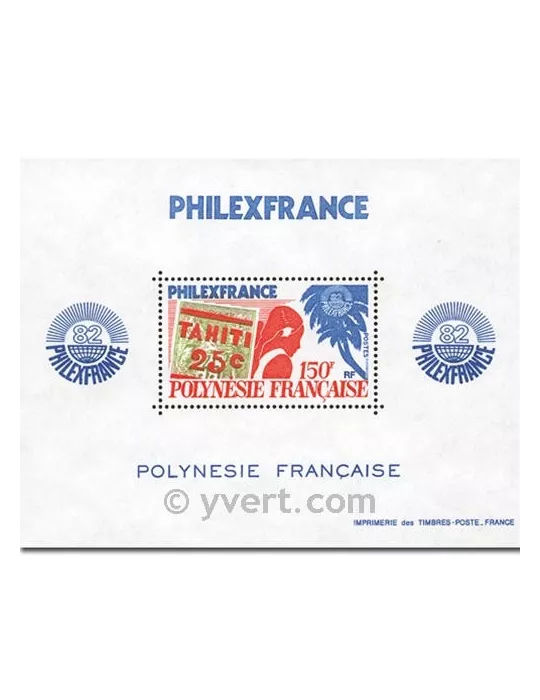n° 6 -  Timbre Polynésie Bloc et feuillets