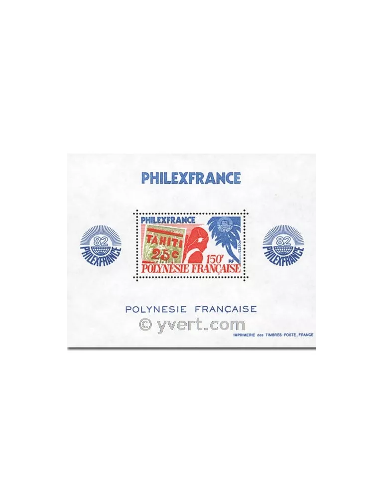 n° 6 -  Timbre Polynésie Bloc et feuillets