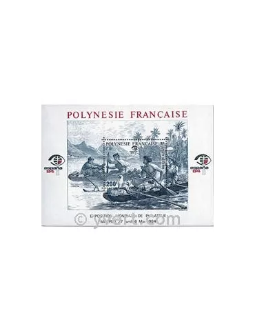 n° 9 -  Timbre Polynésie Bloc et feuillets