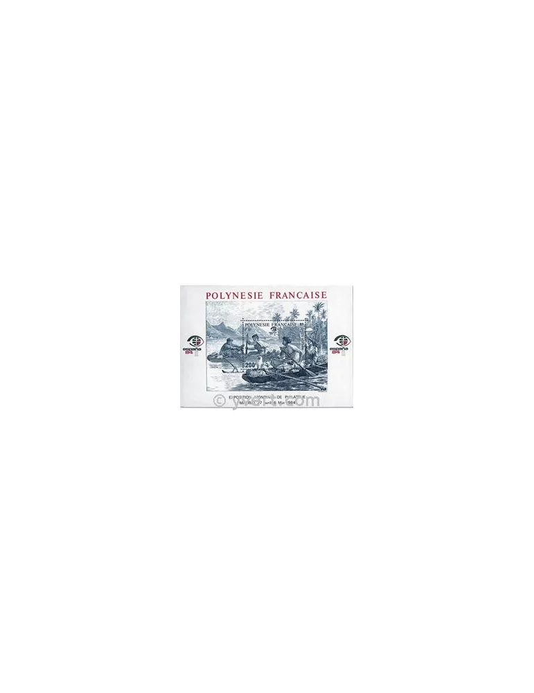 n° 9 -  Timbre Polynésie Bloc et feuillets