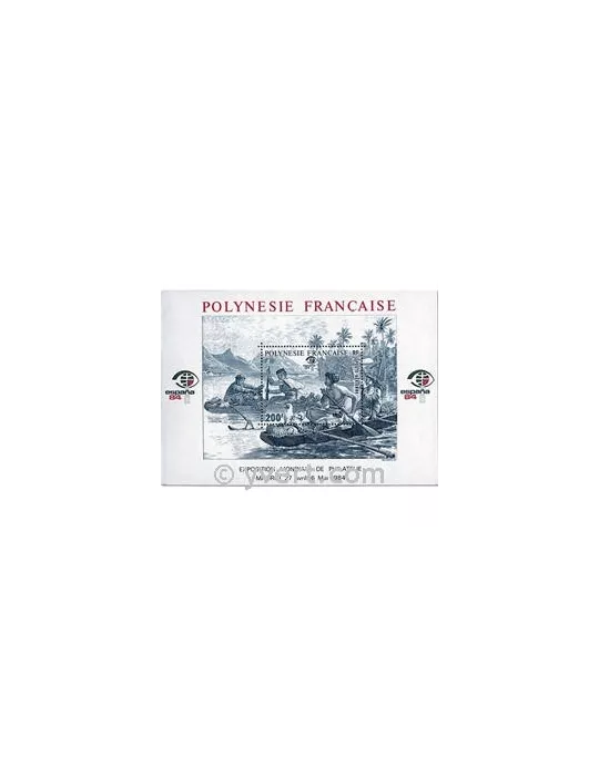 n° 9 -  Timbre Polynésie Bloc et feuillets