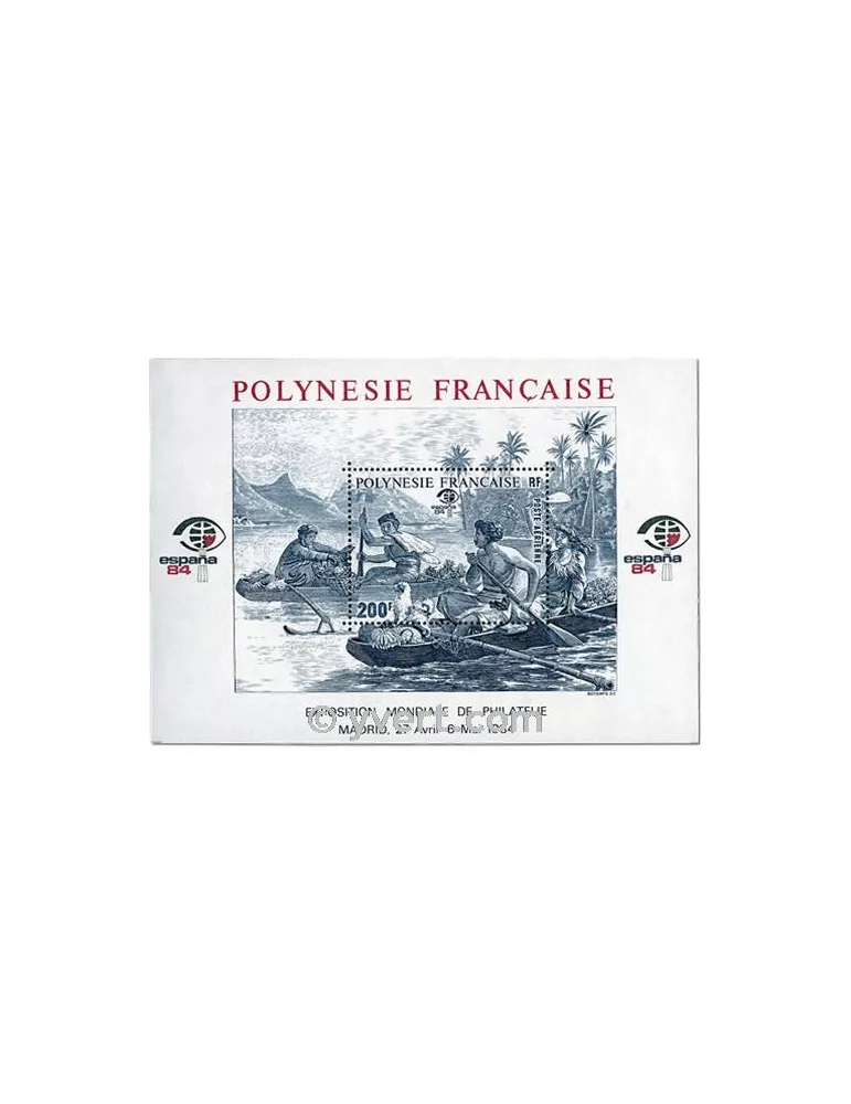 n° 9 -  Timbre Polynésie Bloc et feuillets