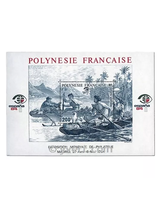 n° 9 -  Timbre Polynésie Bloc et feuillets