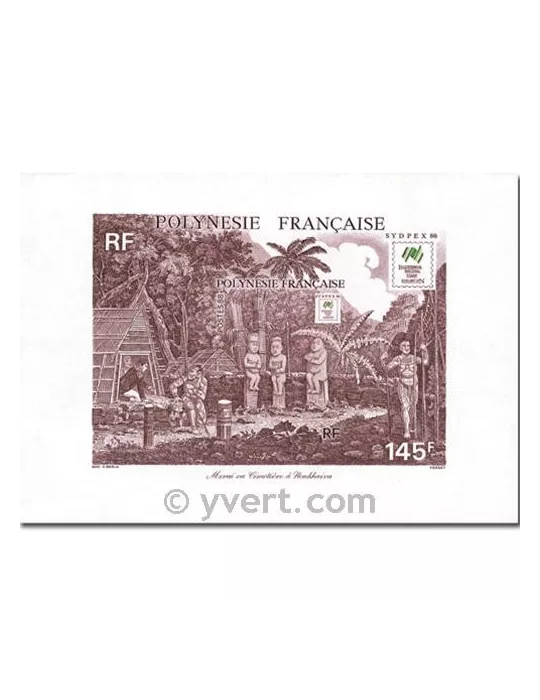 n° 14 -  Timbre Polynésie Bloc et feuillets