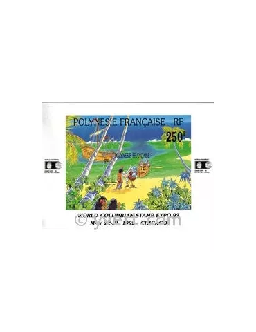 n° 20 -  Timbre Polynésie Bloc et feuillets
