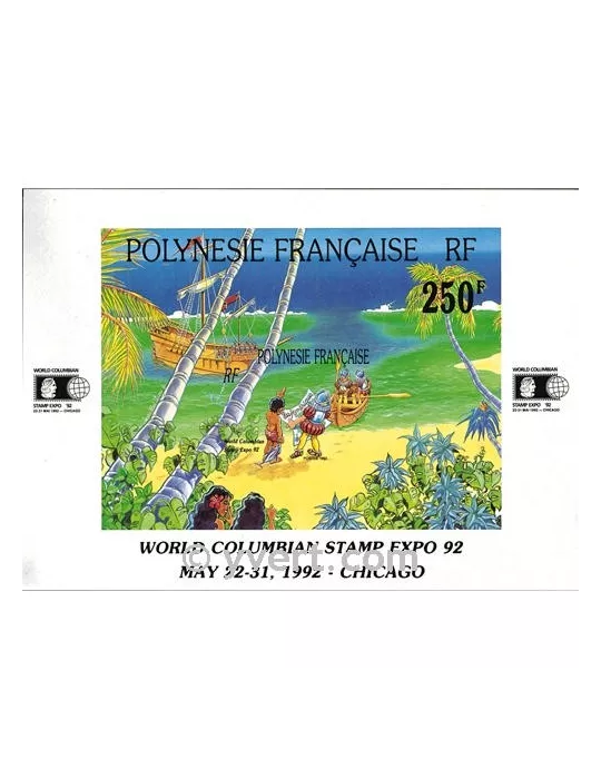 n° 20 -  Timbre Polynésie Bloc et feuillets