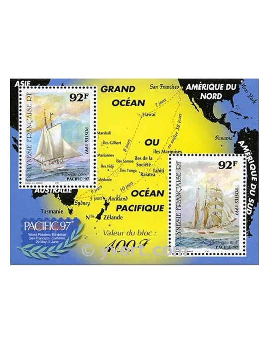 n° 22 -  Timbre Polynésie Bloc et feuillets