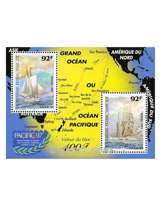n° 22 -  Timbre Polynésie Bloc et feuillets