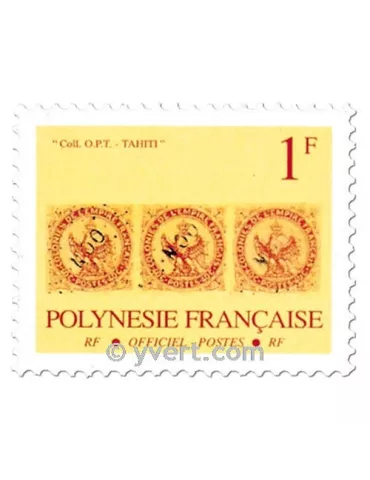 n° 16/25 -  Timbre Polynésie De service
