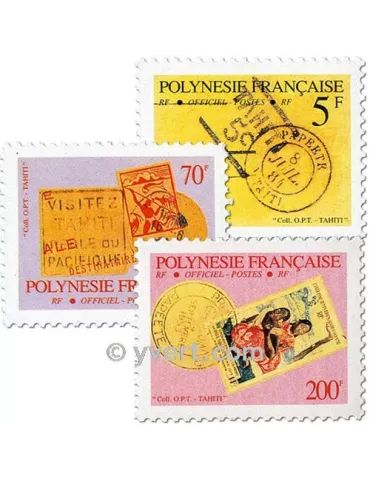 n° 17a/25a -  Timbre Polynésie De service
