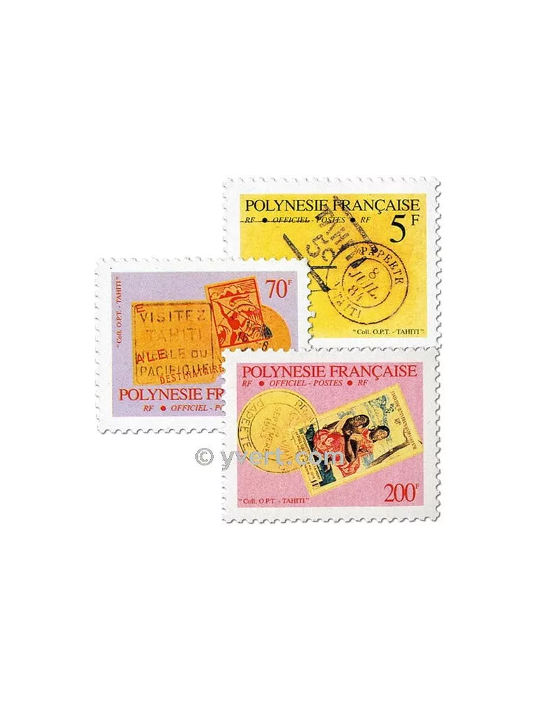 n° 17a/25a -  Timbre Polynésie De service