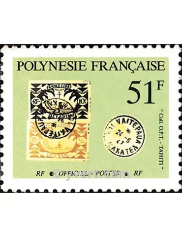 n° 26 -  Timbre Polynésie De service