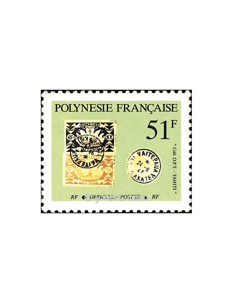 n° 26 -  Timbre Polynésie De service