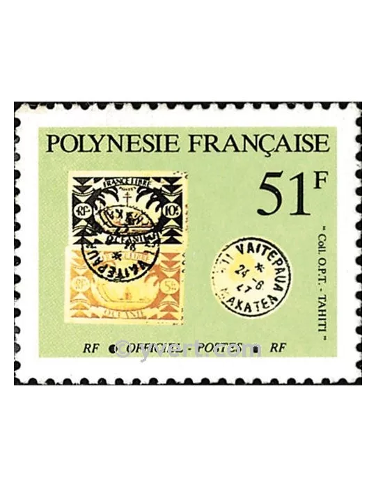 n° 26 -  Timbre Polynésie De service