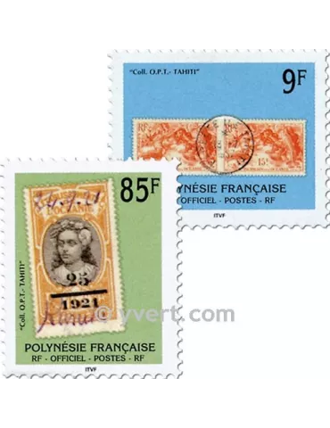 n° 27/28 -  Timbre Polynésie De service