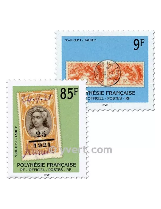 n° 27/28 -  Timbre Polynésie De service