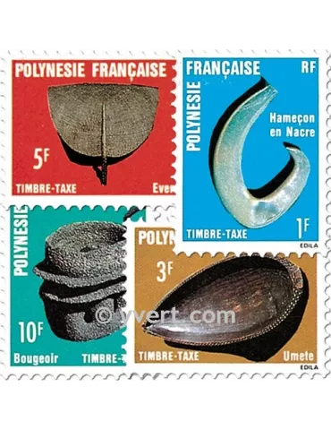 n° 4/7 -  Timbre Polynésie Taxe