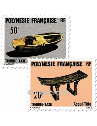 n° 8/9 -  Timbre Polynésie Taxe