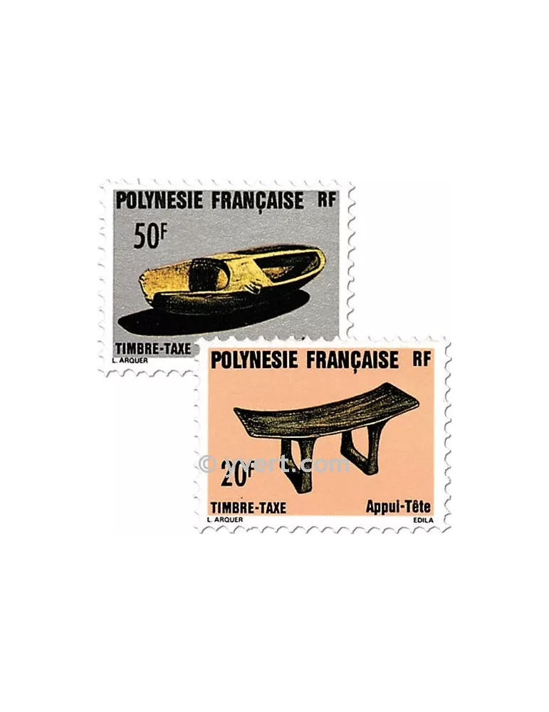 n° 8/9 -  Timbre Polynésie Taxe