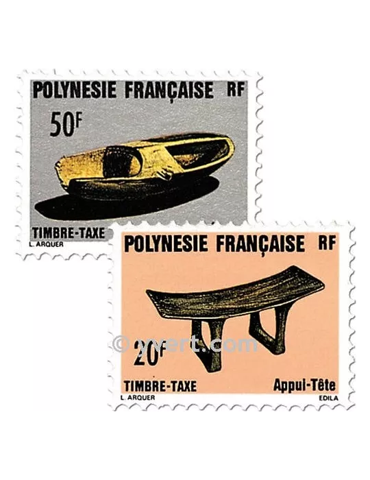 n° 8/9 -  Timbre Polynésie Taxe