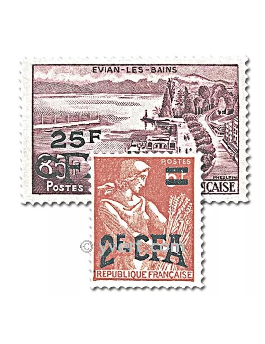 n° 331/341 -  Timbre Réunion Poste