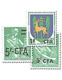 n° 342/352A -  Timbre Réunion Poste