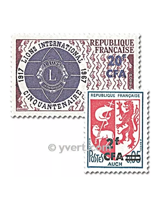 n° 373/377 -  Timbre Réunion Poste