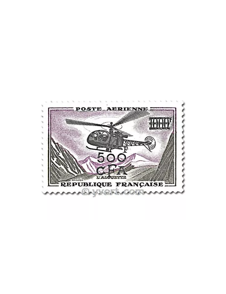 n° 56/57 -  Timbre Réunion Poste aérienne