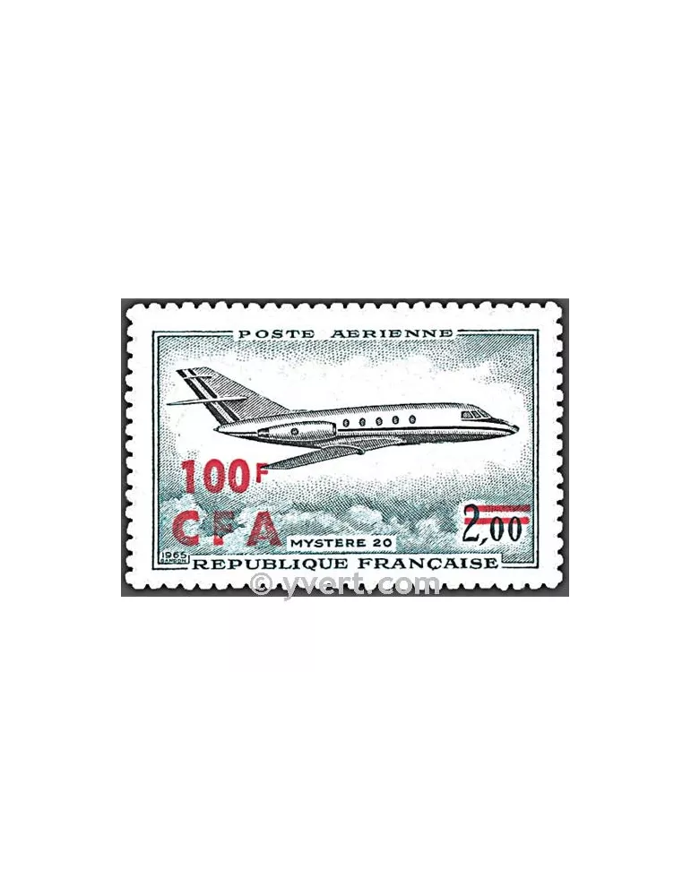 n° 61 -  Timbre Réunion Poste aérienne