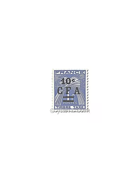 n° 36/44 -  Timbre Réunion Taxe