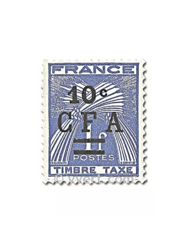 n° 36/44 -  Timbre Réunion Taxe 2