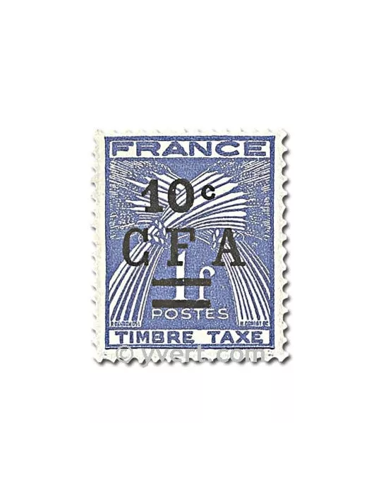 n° 36/44 -  Timbre Réunion Taxe