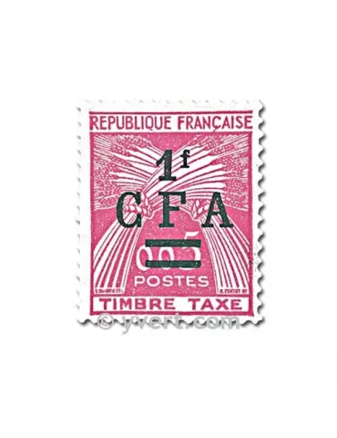 n° 45/47 -  Timbre Réunion Taxe 2