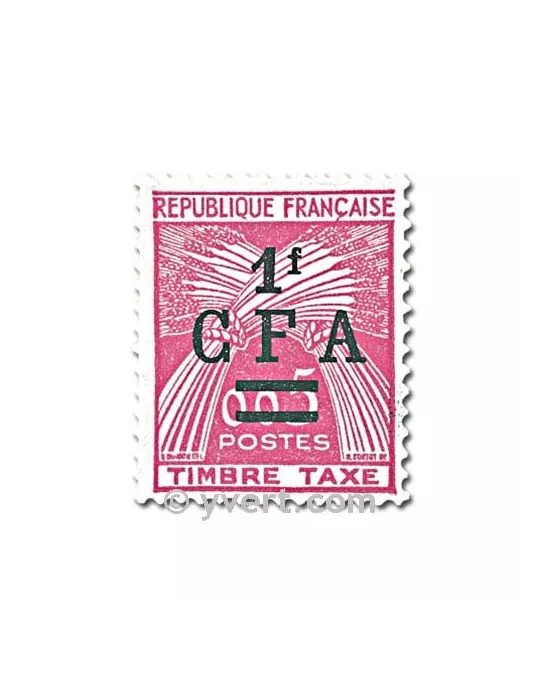 n° 45/47 -  Timbre Réunion Taxe