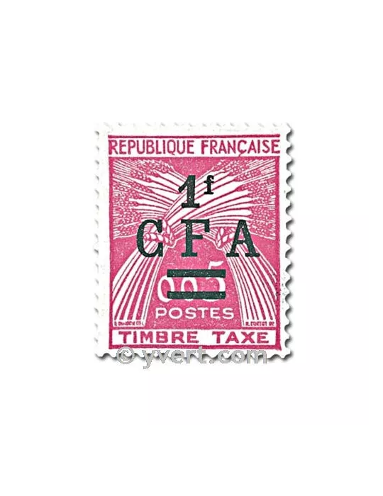 n° 45/47 -  Timbre Réunion Taxe