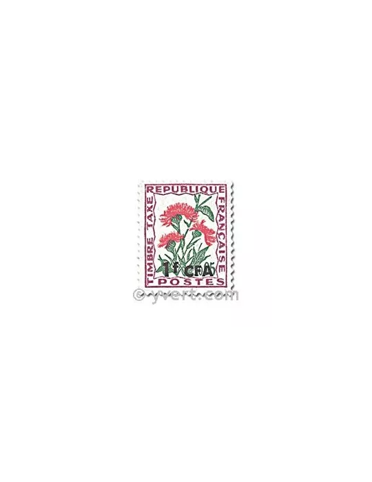 n° 48/53 -  Timbre Réunion Taxe