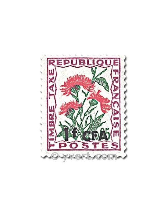 n° 48/53 -  Timbre Réunion Taxe